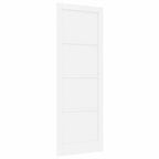 Porta Interna Scorrevole Bianca 83 x 232 cm Legno Compensato