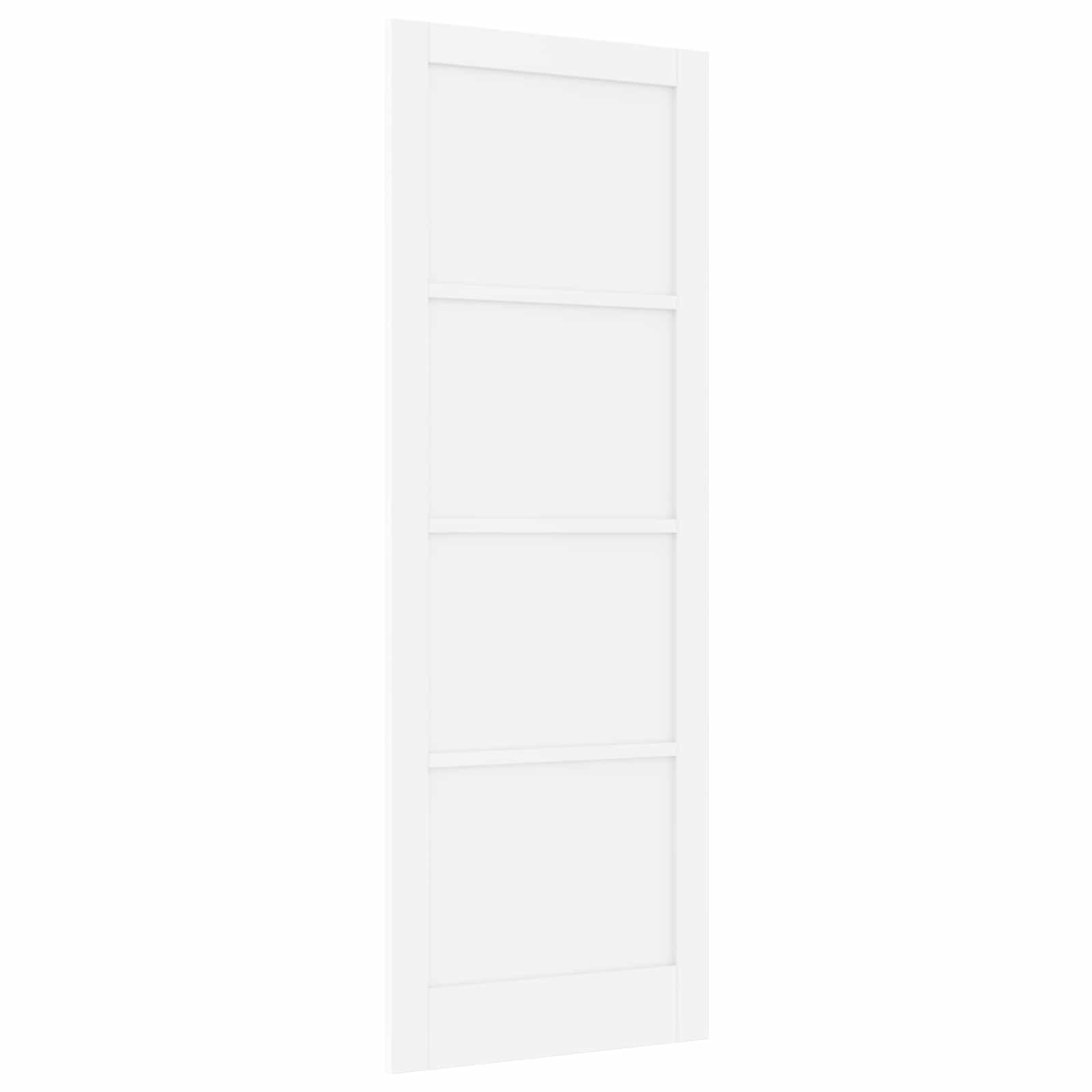 Porta Interna Scorrevole Bianca 83 x 232 cm Legno Compensato