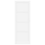 Porta Interna Scorrevole Bianca 83 x 232 cm Legno Compensato