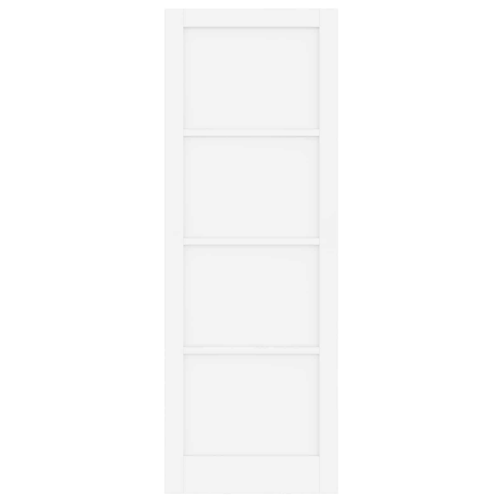 Porta Interna Scorrevole Bianca 83 x 232 cm Legno Compensato