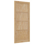 Porta Interna Scorrevole 86 x 198,5 cm Legno Compensato Naturale