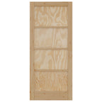 Porta Interna Scorrevole 86 x 198,5 cm Legno Compensato Naturale