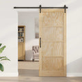 Porta Interna Scorrevole Naturale 86 x 211 cm Legno Compensato
