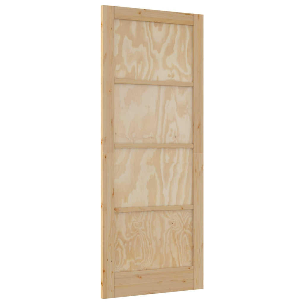 Porta Interna Scorrevole Naturale 86 x 211 cm Legno Compensato