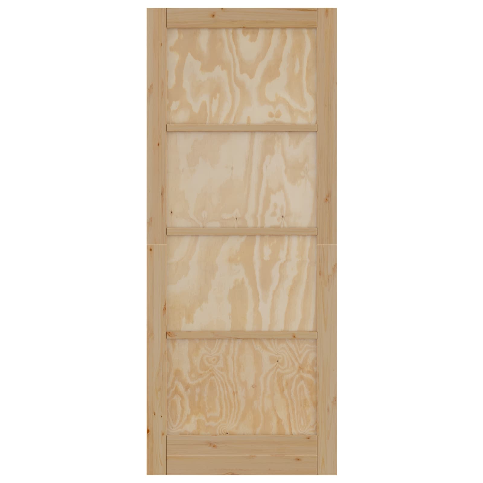 Porta Interna Scorrevole Naturale 86 x 211 cm Legno Compensato