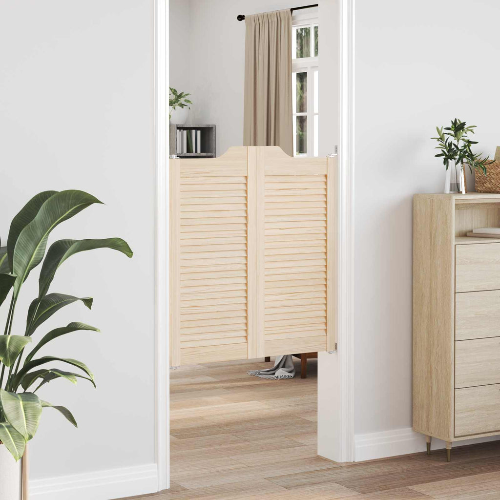 Porte Swing Legno Massello di Pino Naturale 90 x 40 cm