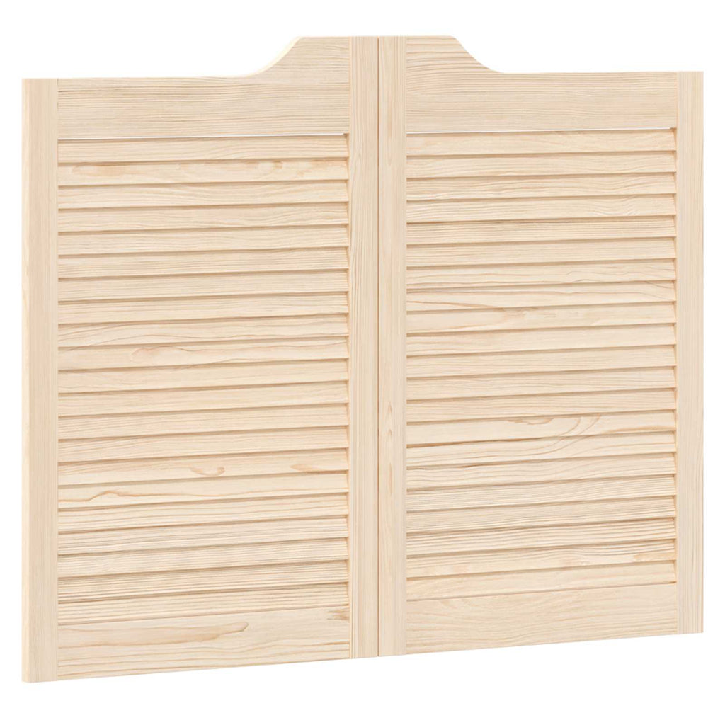 Porte Swing Naturale 80 x 50 cm Legno Massello di Pino