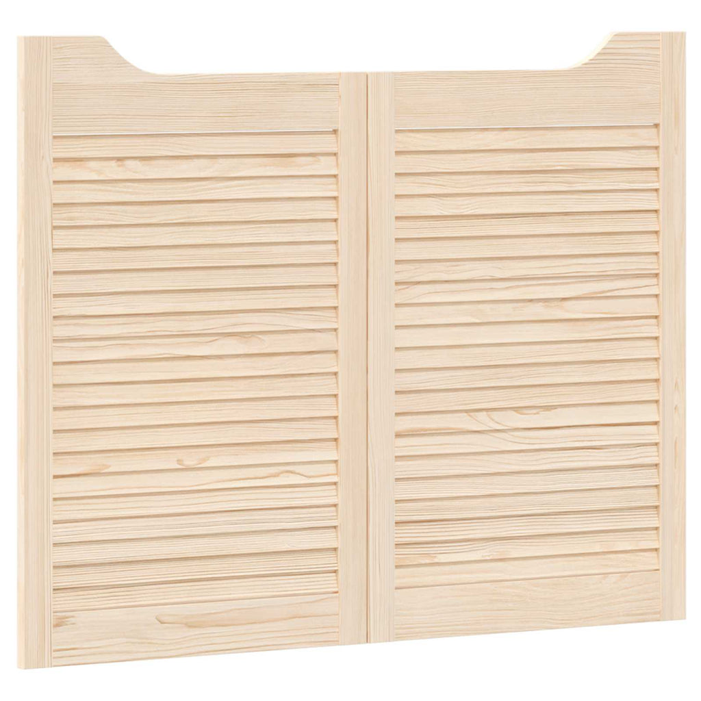 Porte Swing Naturale 80 x 50 cm Legno Massello di Pino