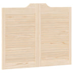 Porte Swing Naturale 80 x 50 cm Legno Massello di Pino