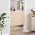 Porta Swing Naturale 90 x 100 cm Legno Massello di Pino