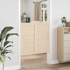 Porte Swing 2 pz Legno Massello di Pino Naturale