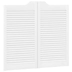 Porte Swing Bianco 90 x 40 cm Legno Massello di Pino