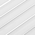 Porte Swing 2 pcs Bianco Legno Massello di Pino 80x90 cm