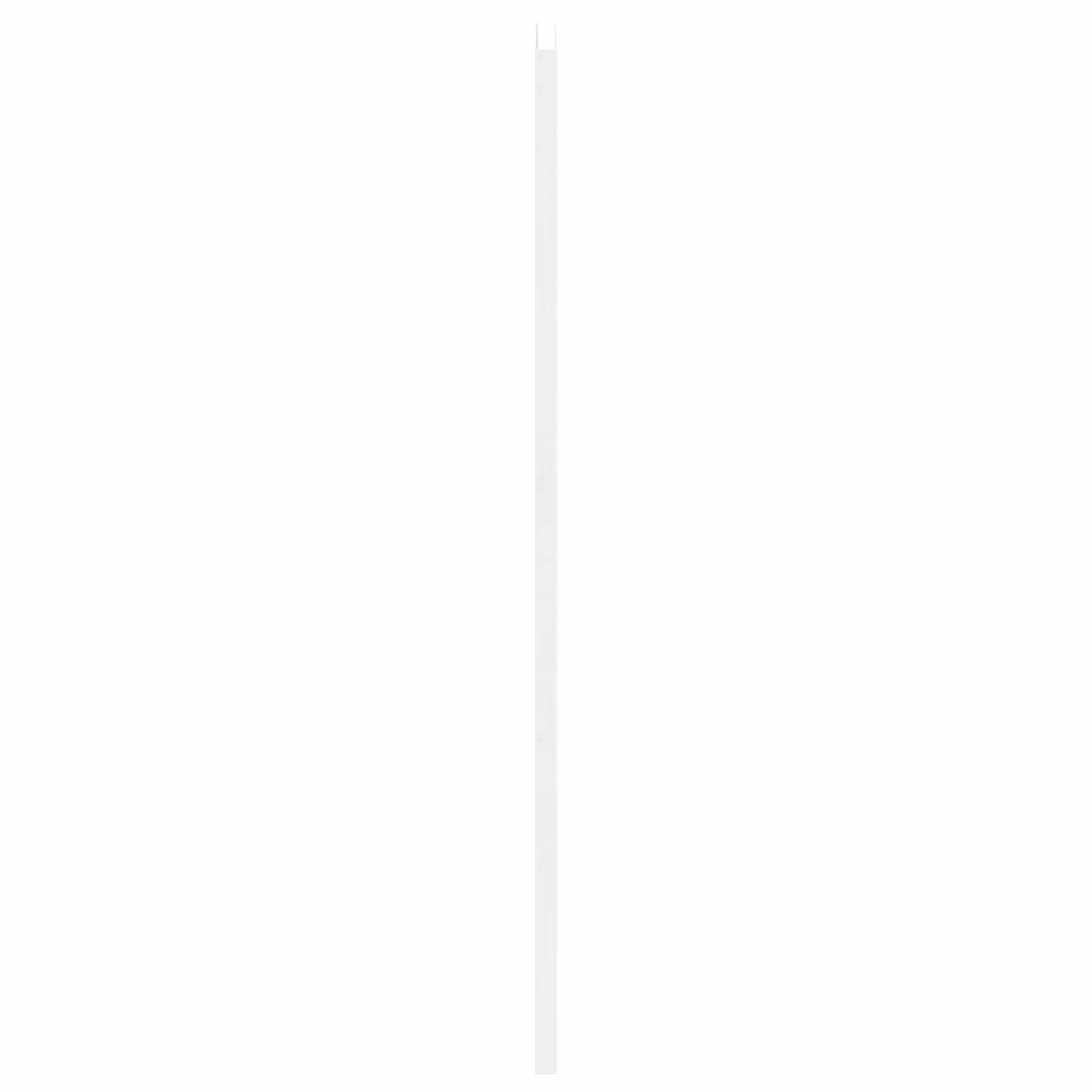 Porte Swing 2 pcs Bianco Legno Massello di Pino 80x100 cm