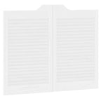 Porte Swing Bianco 80 x 100 cm Legno Massello di Pino