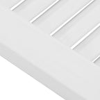 Porte Swing Bianco 90 x 100 cm Legno Massello di Pino