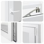 Finestra per Soffitta RISOR 50 x 75 cm PVC e Vetro Bianco