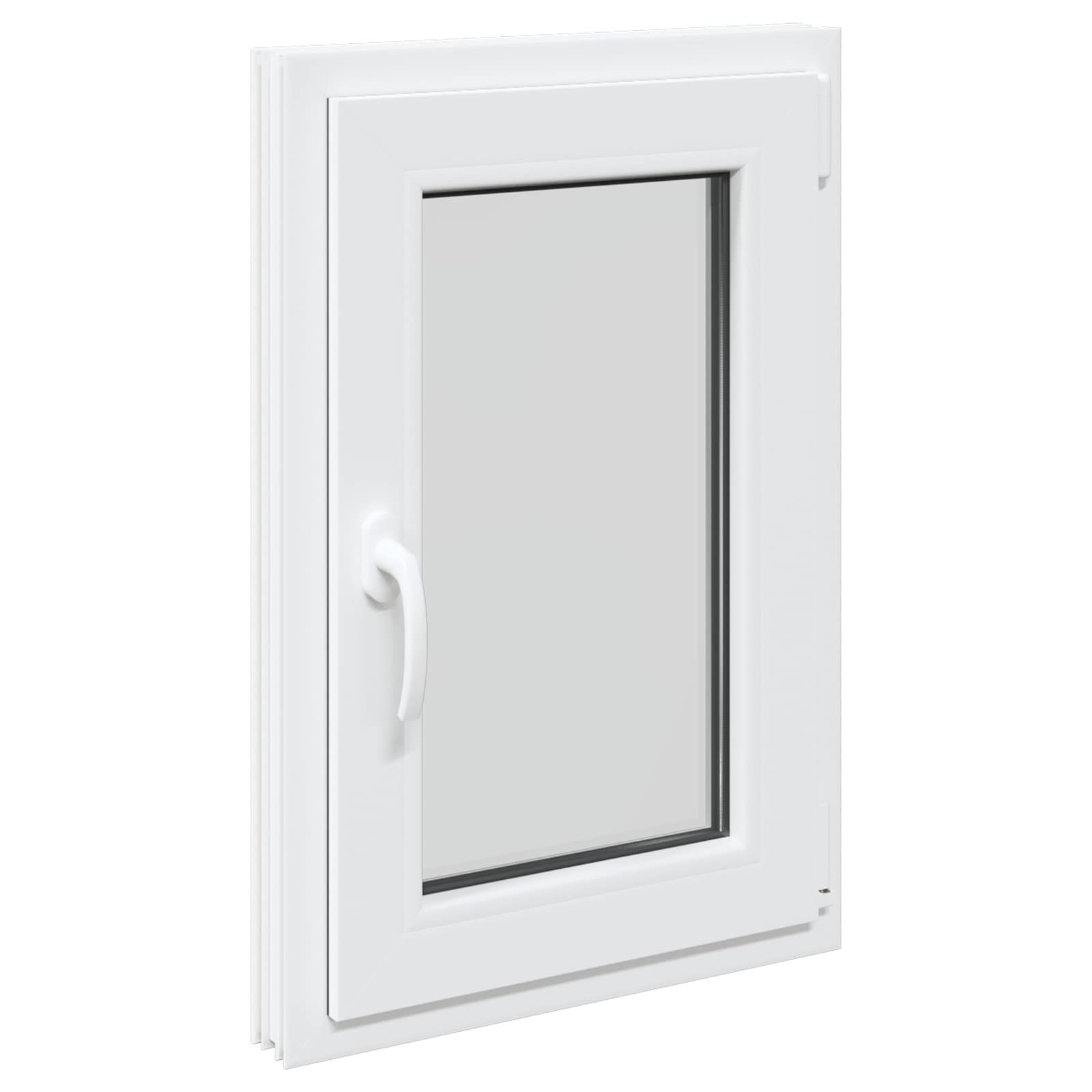 Finestra per Soffitta RISOR 50 x 75 cm PVC e Vetro Bianco
