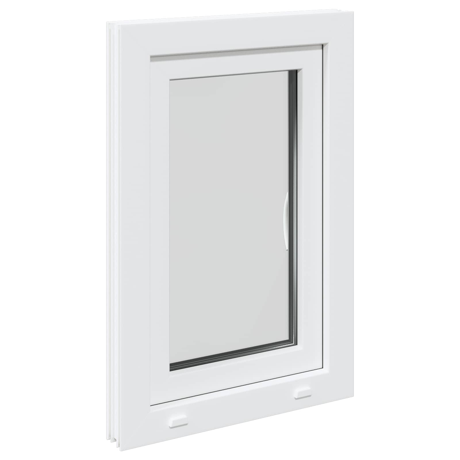 Finestra per Soffitta RISOR 50 x 75 cm PVC e Vetro Bianco