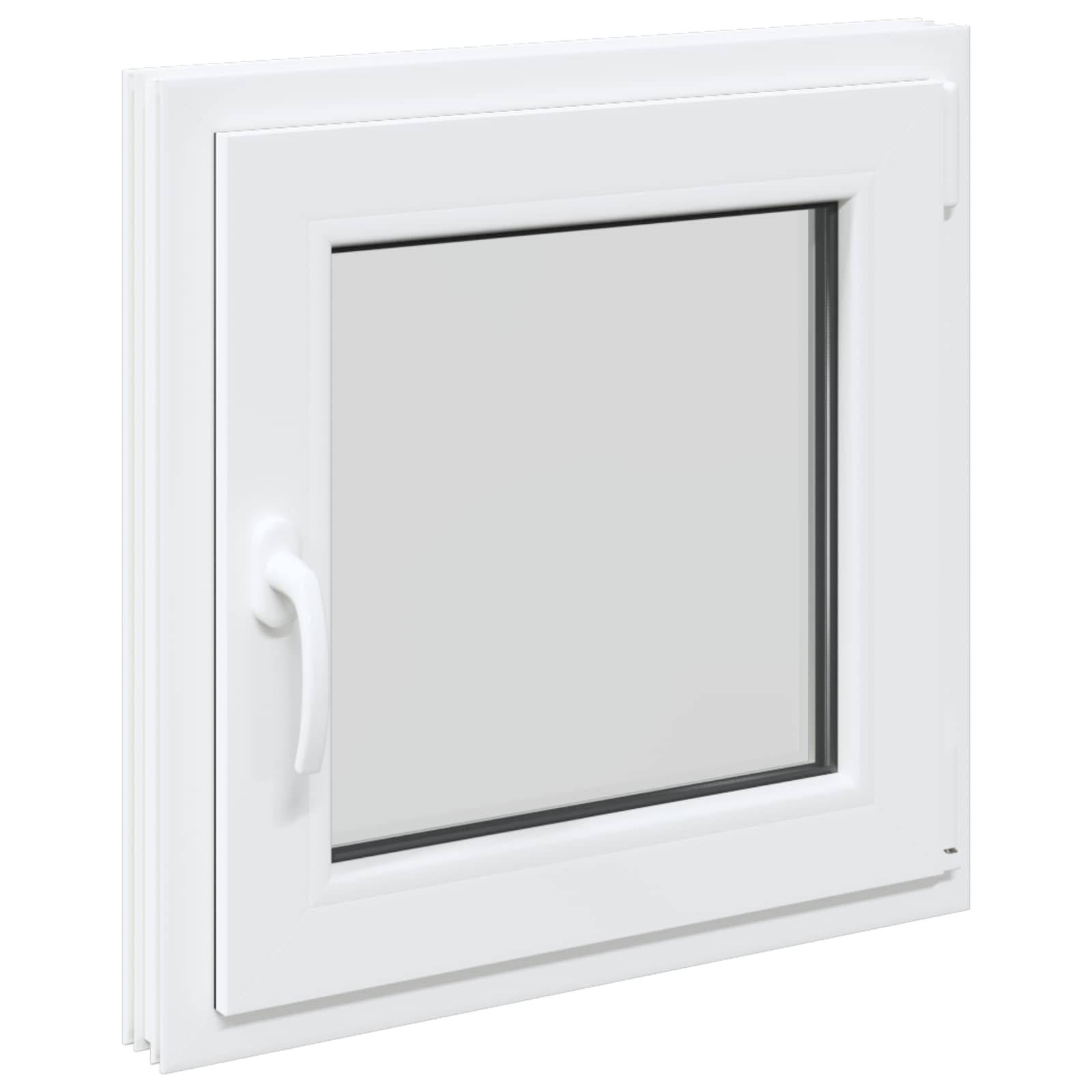 Finestra per Soffitta RISOR 60 x 60 cm PVC e Vetro Bianco