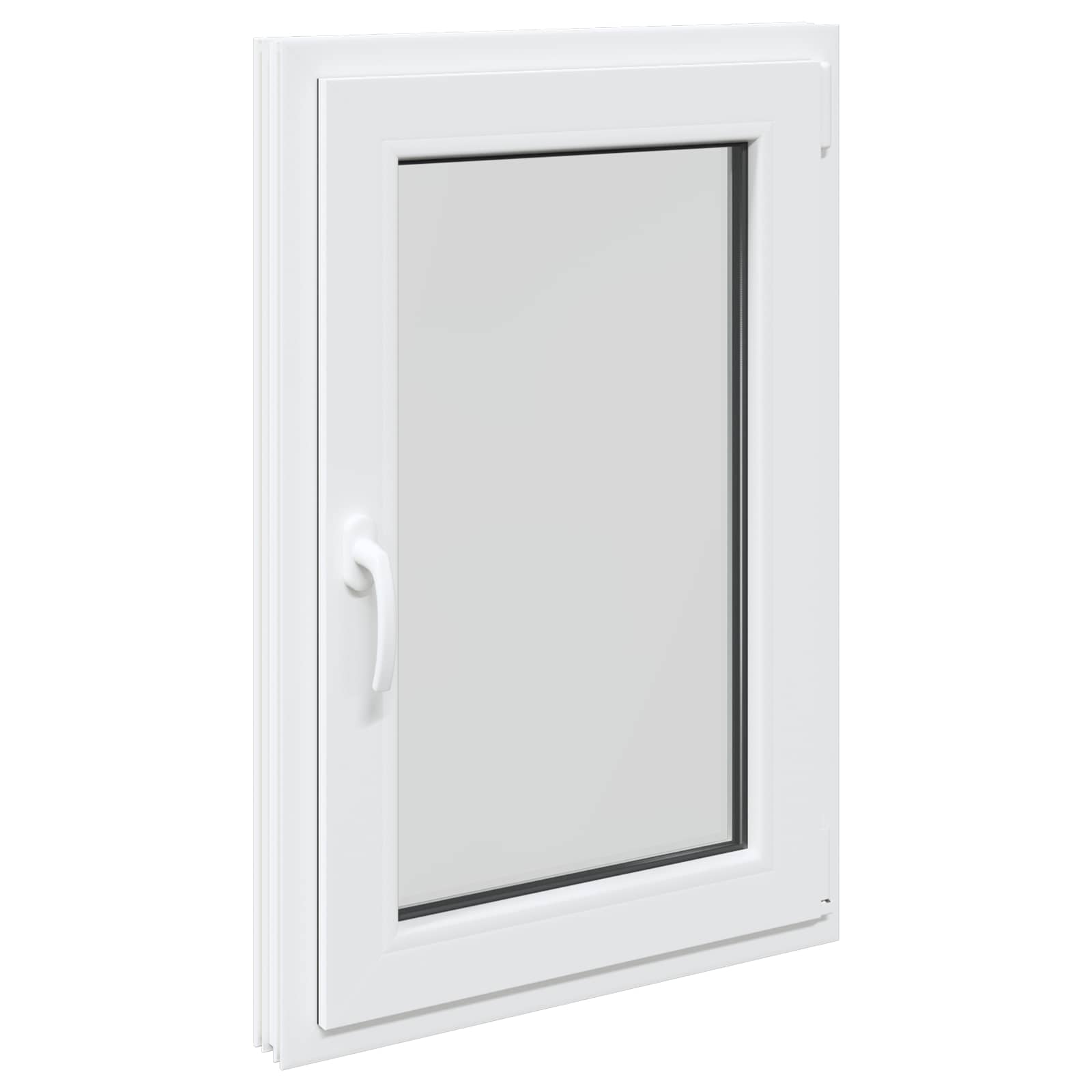Finestra per Soffitta RISOR 60 x 80 cm PVC e Vetro Bianco