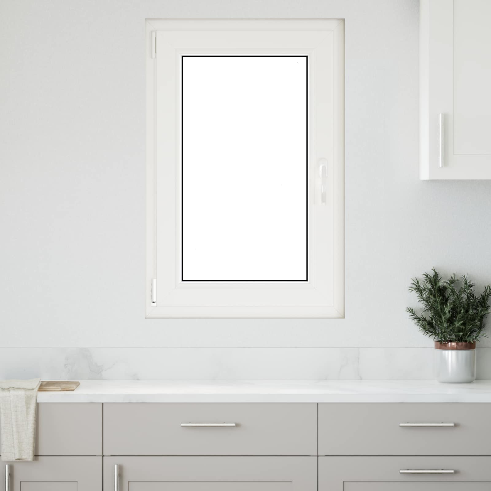 Finestra per Soffitta RISOR 60 x 90 cm PVC e Vetro Bianco