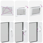 Finestra per Soffitta RISOR 80 x 50 cm PVC e Vetro Bianco