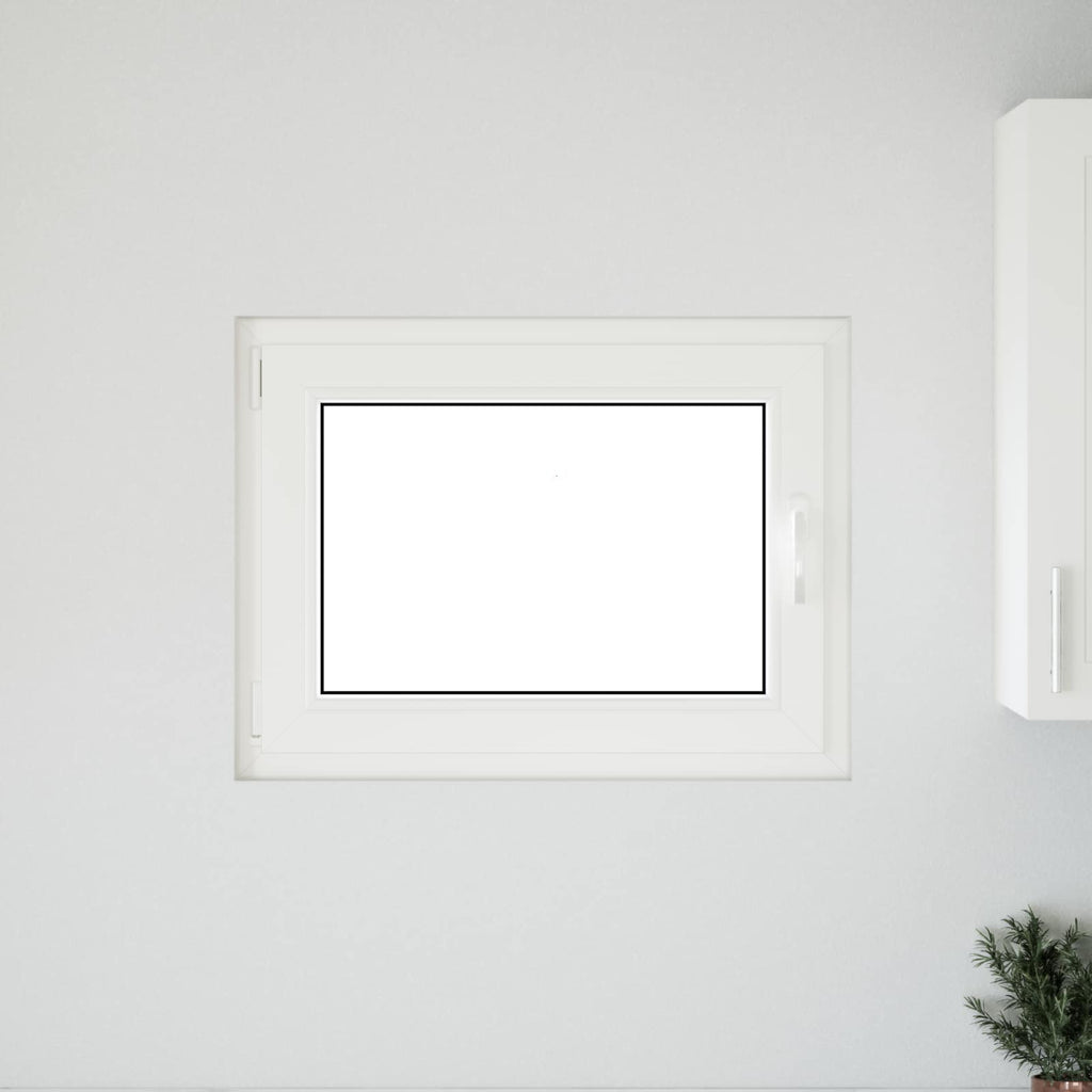 Finestra per Soffitta RISOR 80 x 70 cm PVC e Vetro Bianco