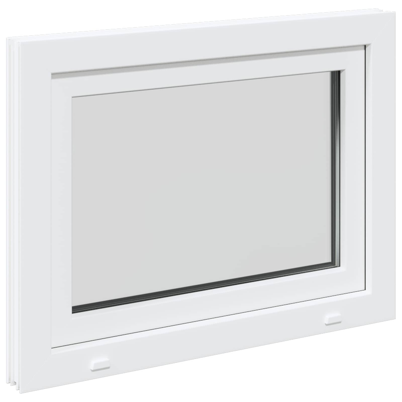Finestra per Soffitta RISOR 80 x 70 cm PVC e Vetro Bianco