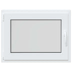 Finestra per Soffitta RISOR 80 x 70 cm PVC e Vetro Bianco