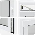 Finestra per Soffitta RISOR 90 x 50 cm PVC e Vetro Bianco
