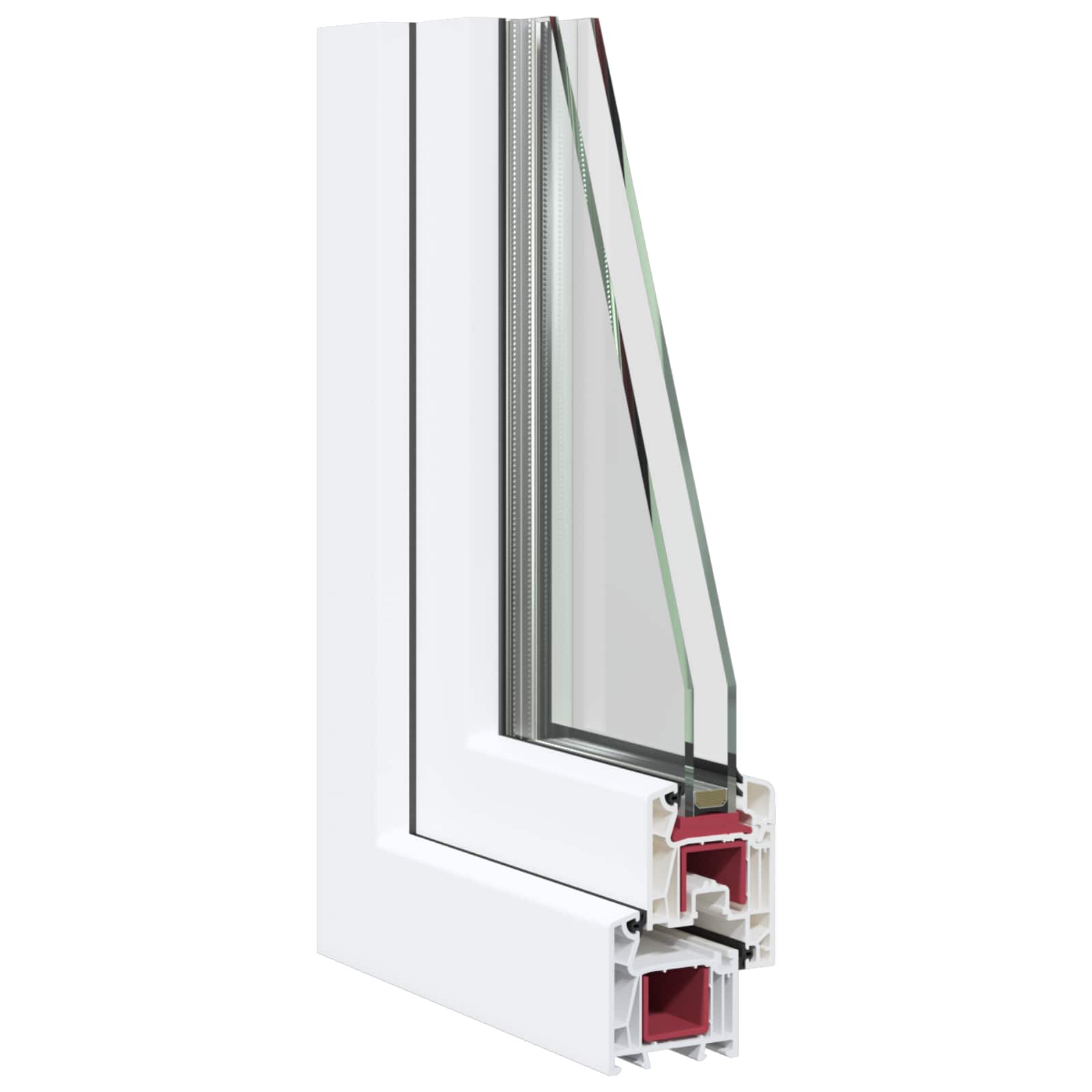 Finestra per Soffitta RISOR 90 x 50 cm PVC e Vetro Bianco