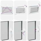 Finestra per Soffitta RISOR 90 x 50 cm PVC e Vetro Bianco