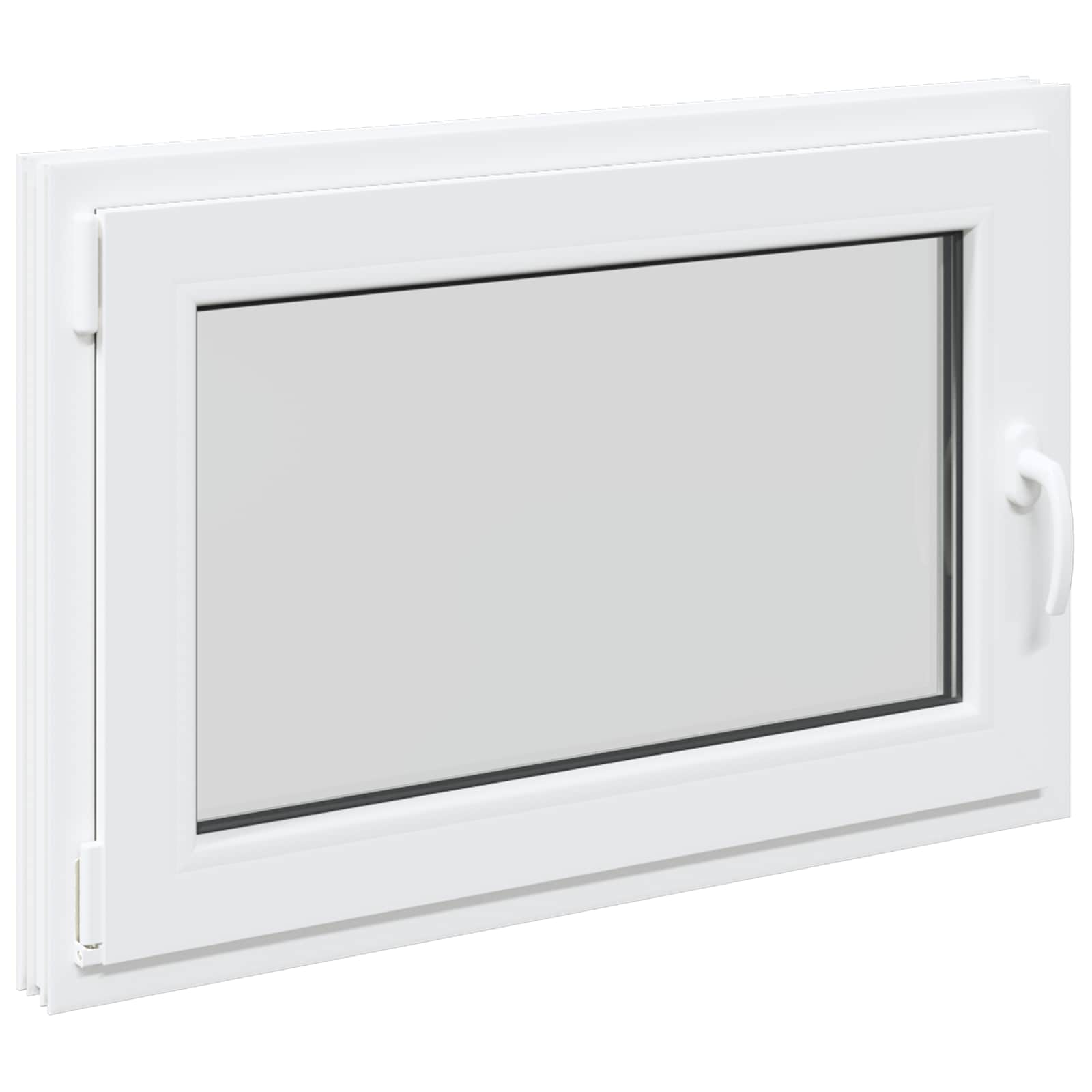 Finestra per Soffitta RISOR 90 x 60 cm PVC e Vetro Bianco