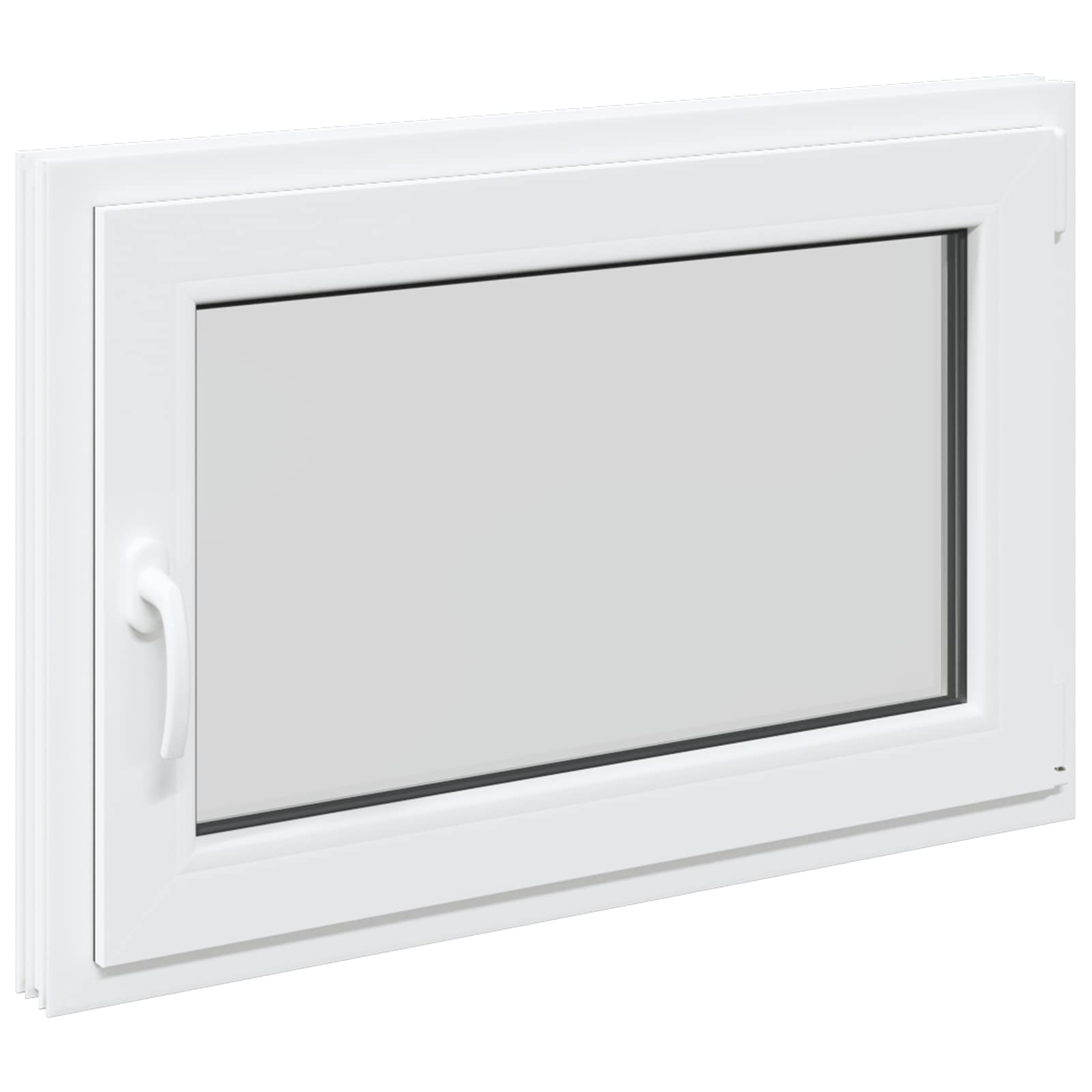Finestra per Soffitta RISOR 90 x 70 cm PVC e Vetro Bianco