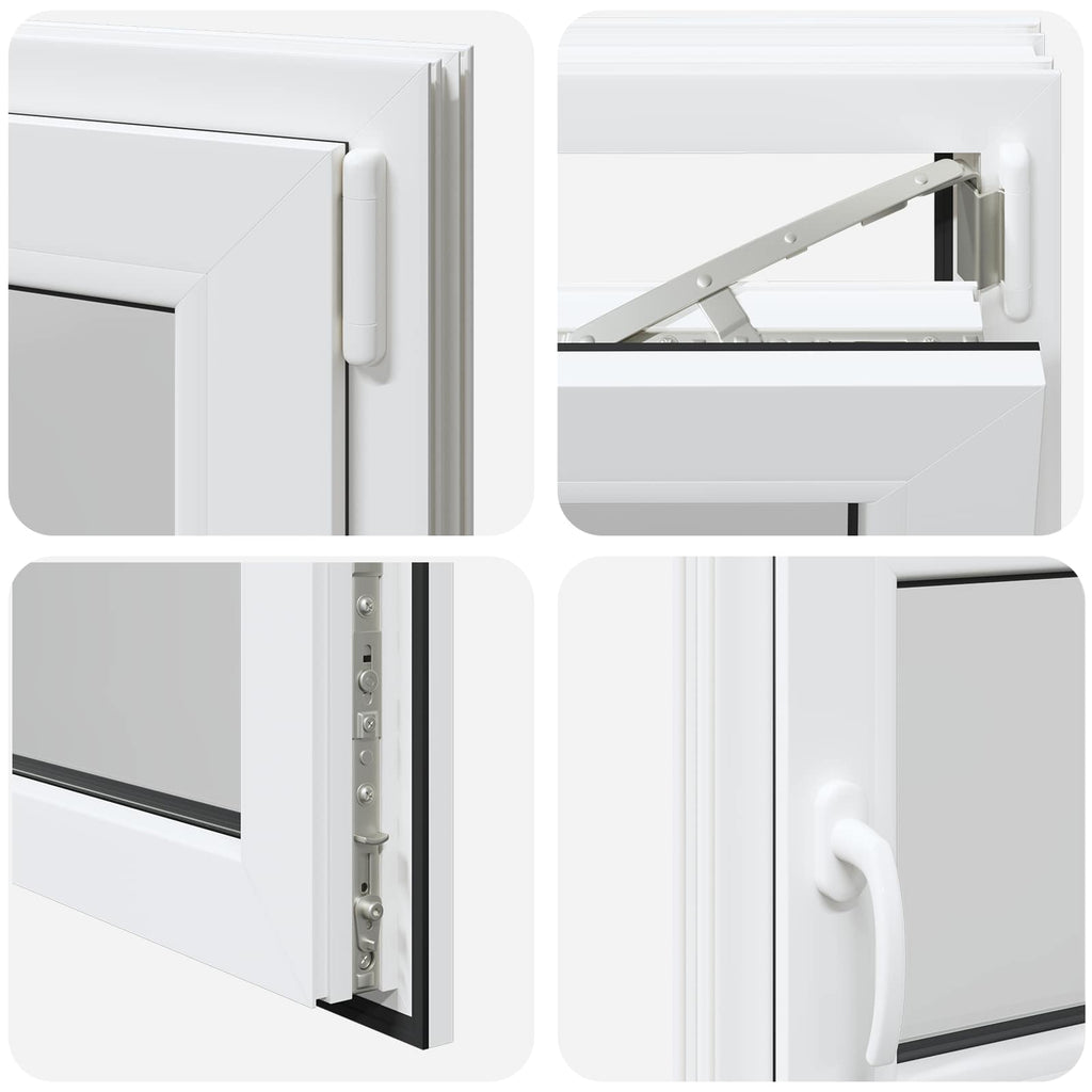 Finestra per Soffitta RISOR 100 x 50 cm PVC e Vetro Bianco