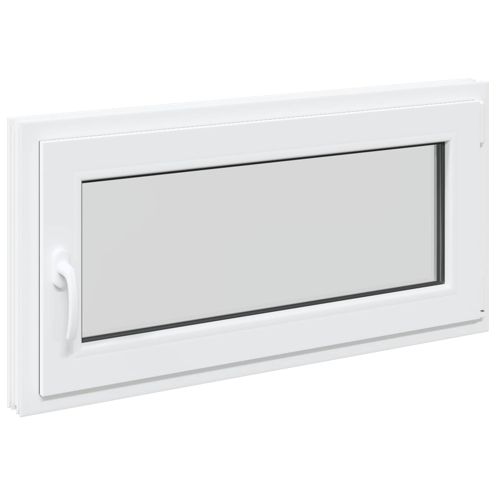 Finestra per Soffitta RISOR 100 x 50 cm PVC e Vetro Bianco