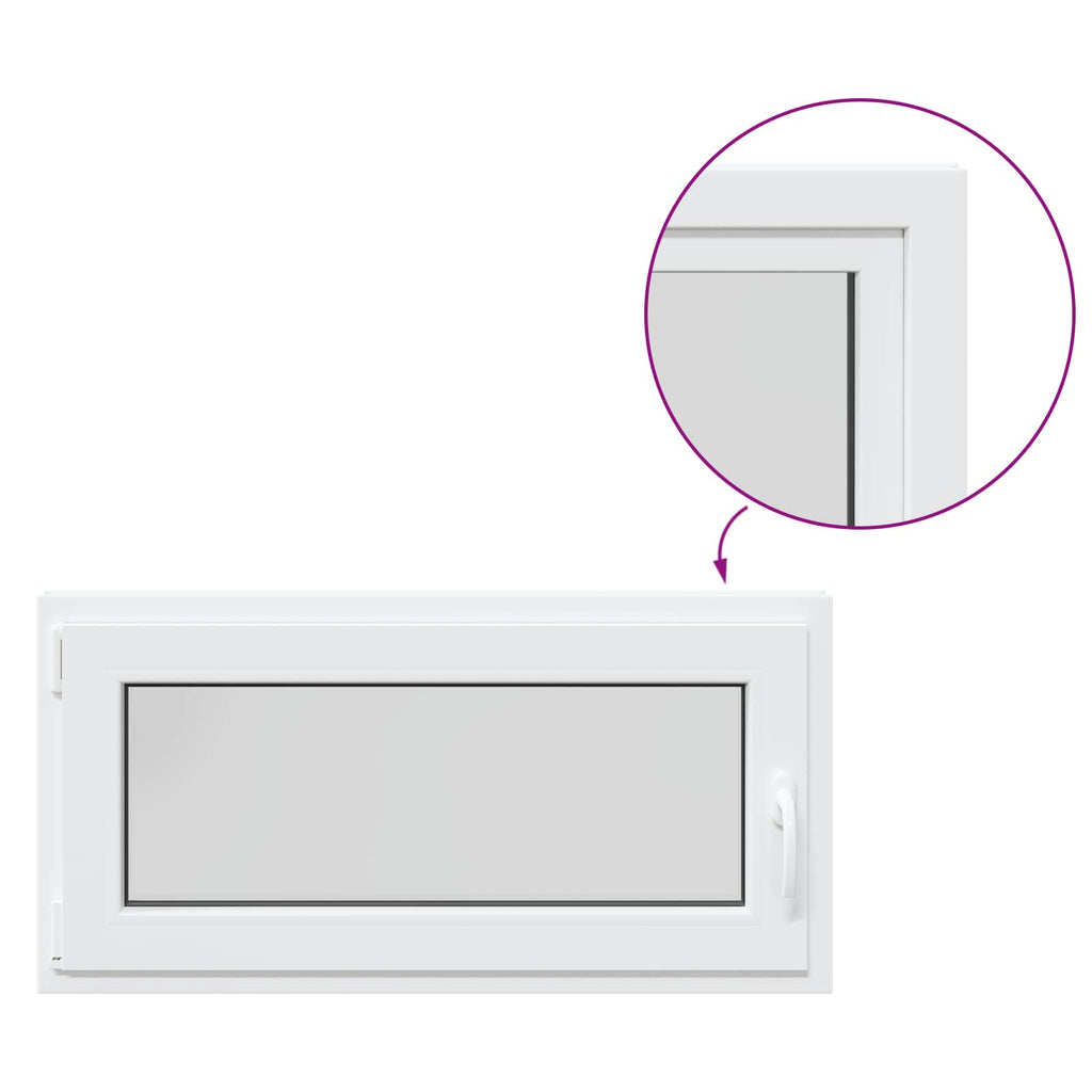Finestra per Soffitta RISOR 100 x 50 cm PVC Bianco