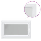 Finestra per Soffitta RISOR 100 x 60 cm PVC e Vetro Bianco