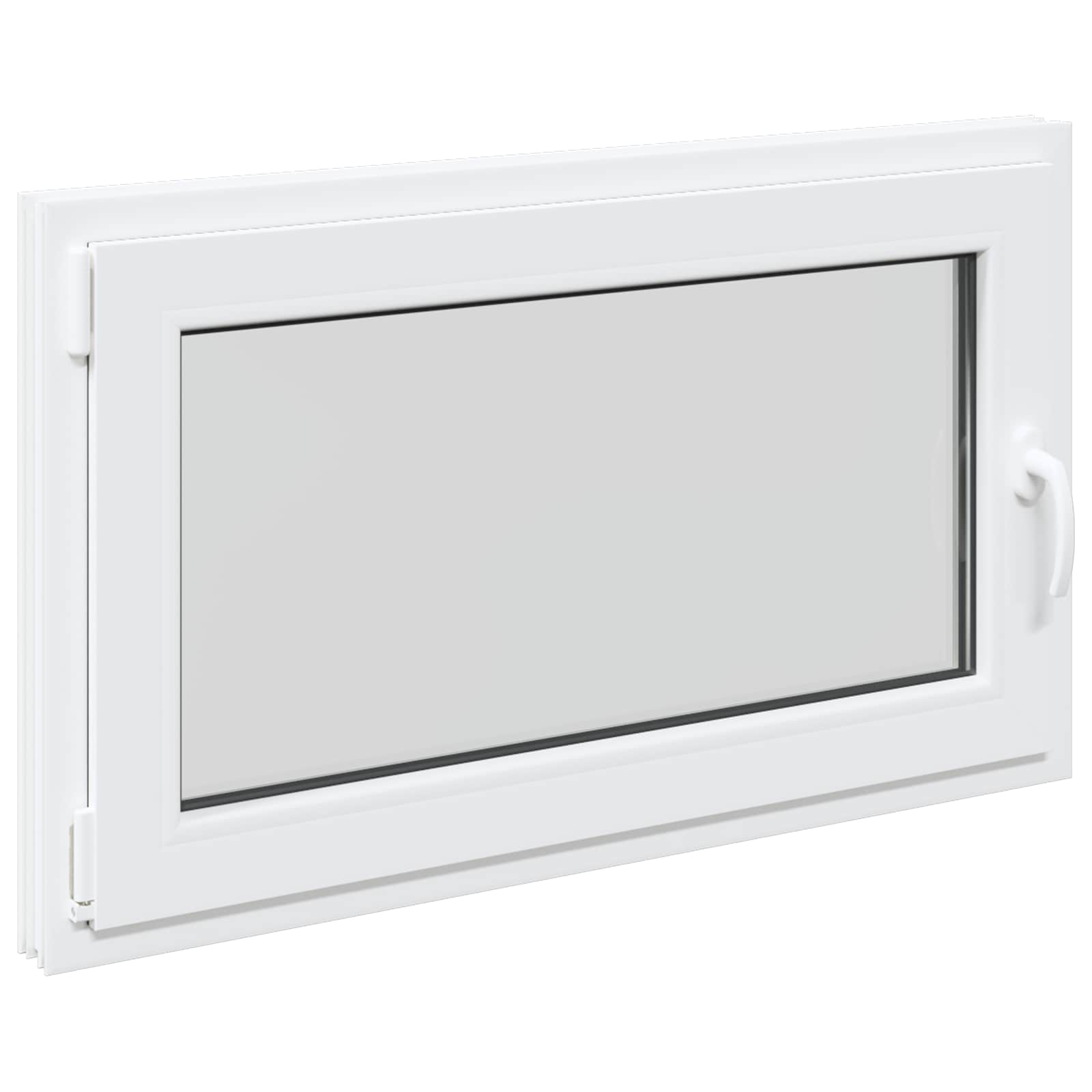 Finestra per Soffitta RISOR 100 x 60 cm PVC e Vetro Bianco