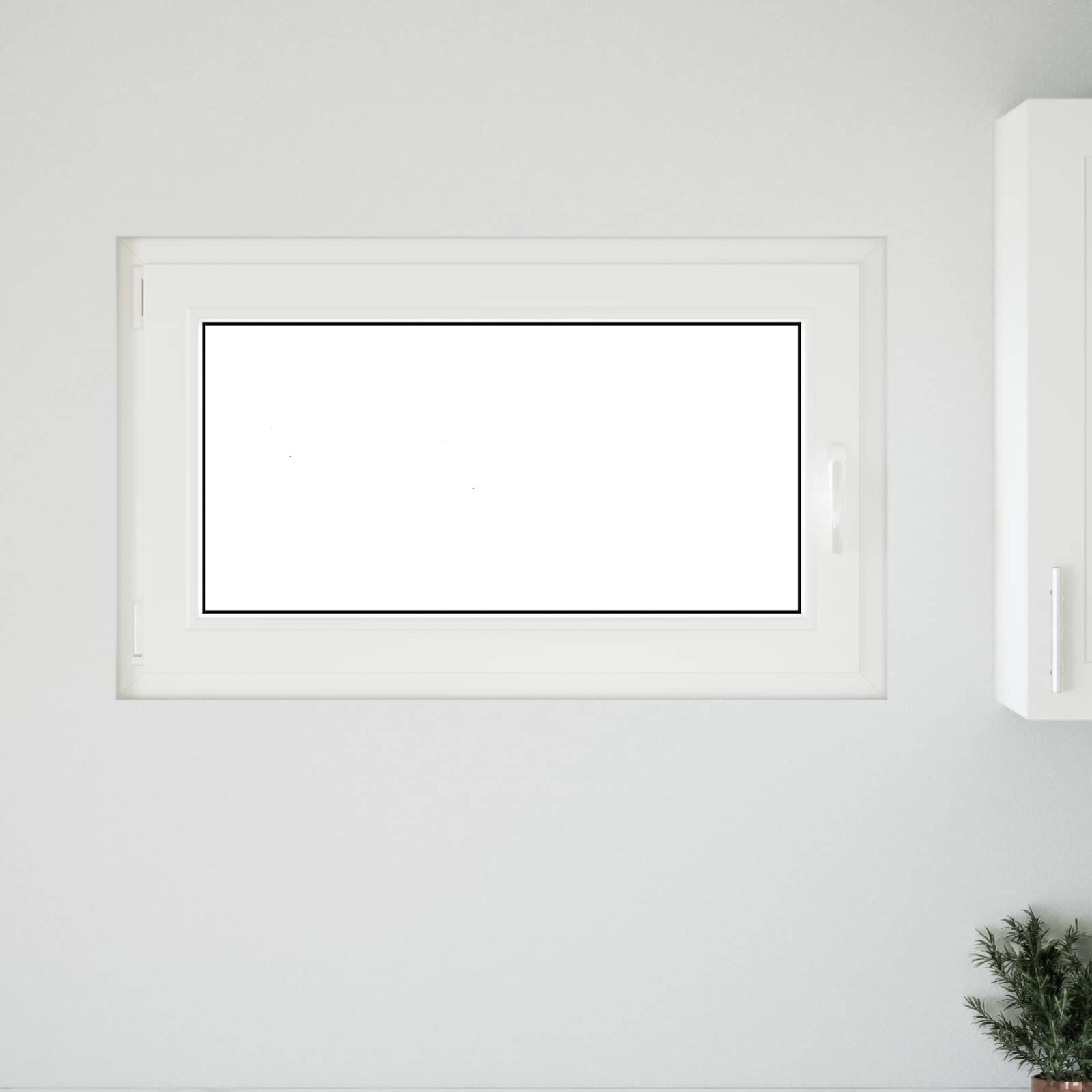 Finestra per Soffitta RISOR 100 x 70 cm PVC e Vetro Bianco