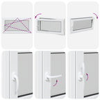 Finestra per Soffitta RISOR 110 x 50 cm PVC Bianco
