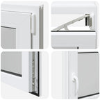 Finestra per Soffitta RISOR 110 x 60 cm PVC e Vetro Bianco