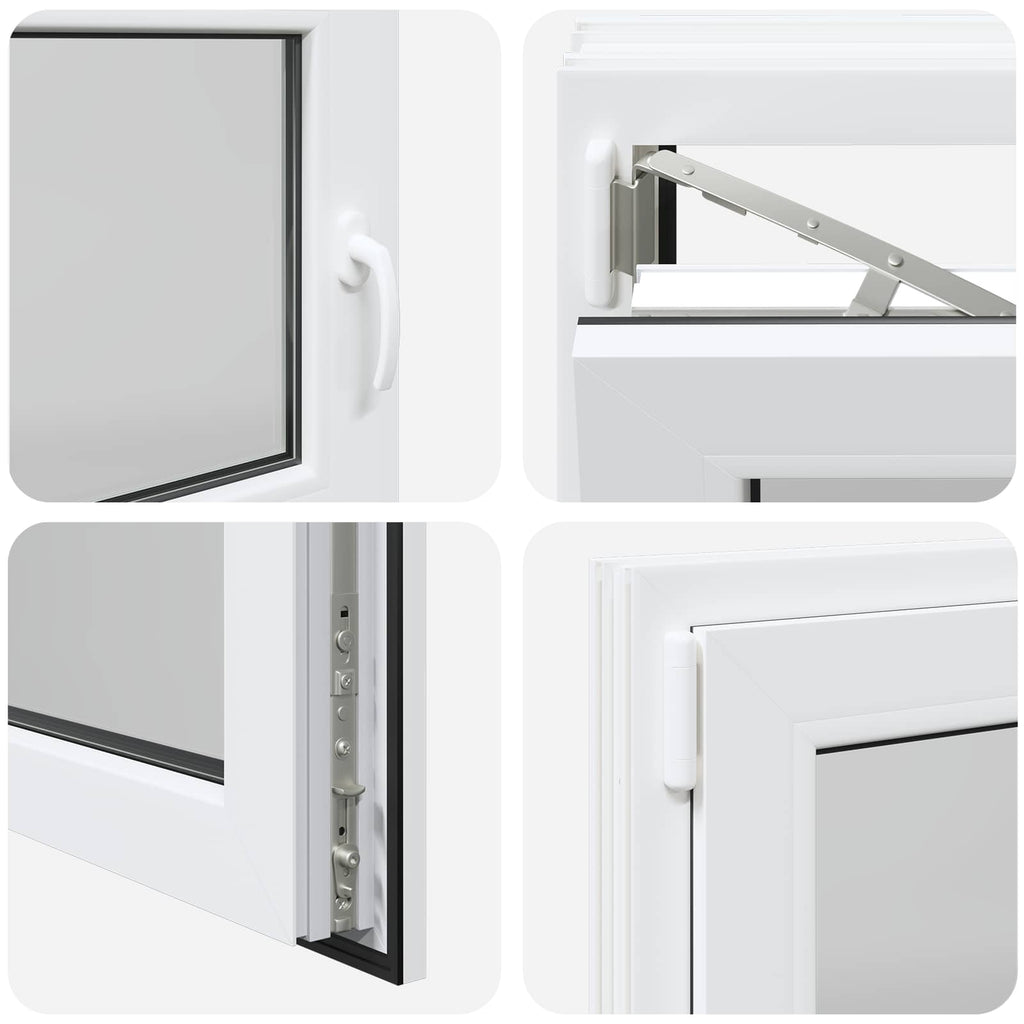 Finestra per Soffitta RISOR 110 x 60 cm PVC e Vetro Bianco
