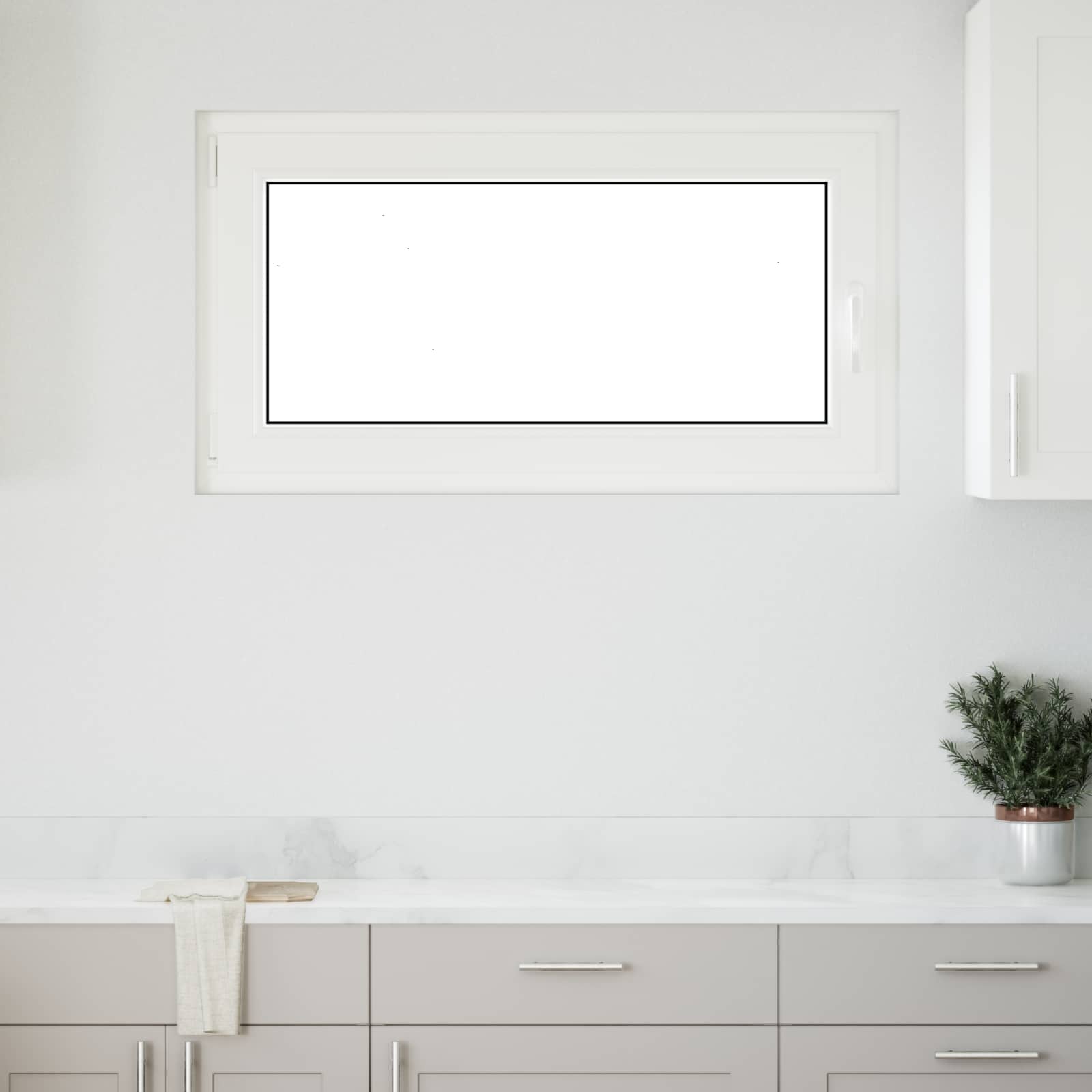 Finestra per Soffitta RISOR 110 x 60 cm PVC e Vetro Bianco