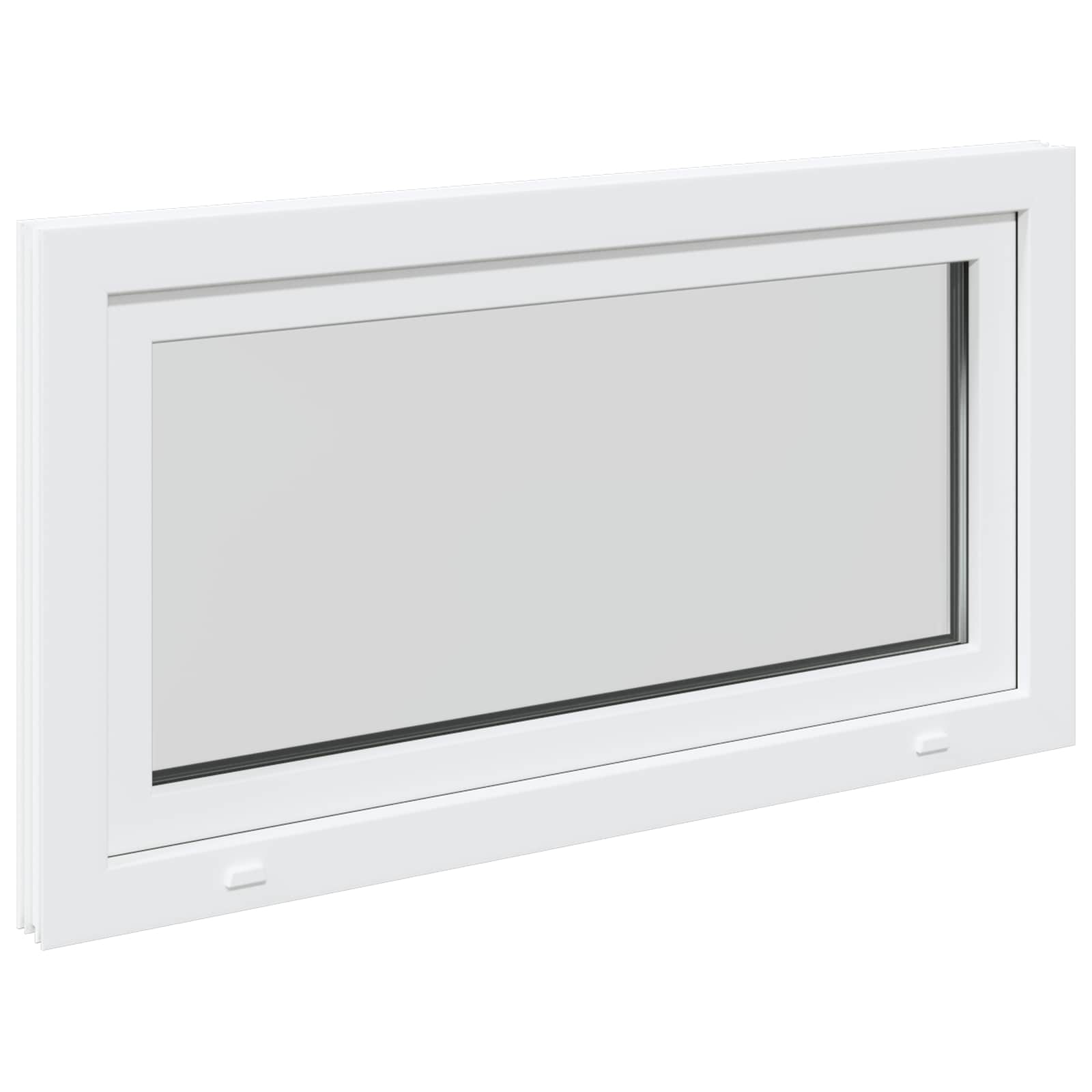 Finestra per Soffitta RISOR 110 x 70 cm PVC e Vetro Bianco