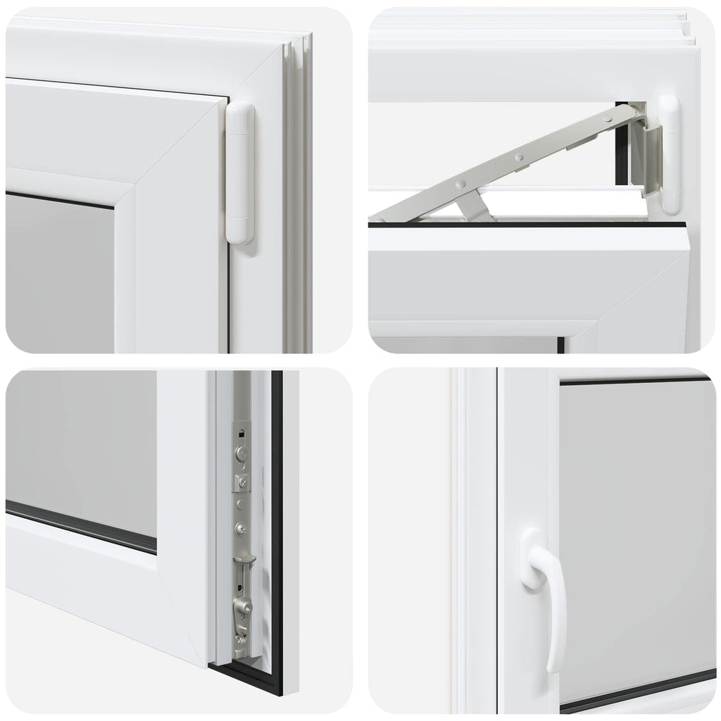 Finestra per Soffitta RISOR 120 x 60 cm PVC e Vetro Bianco