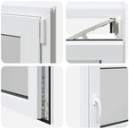 Finestra per Soffitta RISOR 120 x 60 cm PVC e Vetro Bianco
