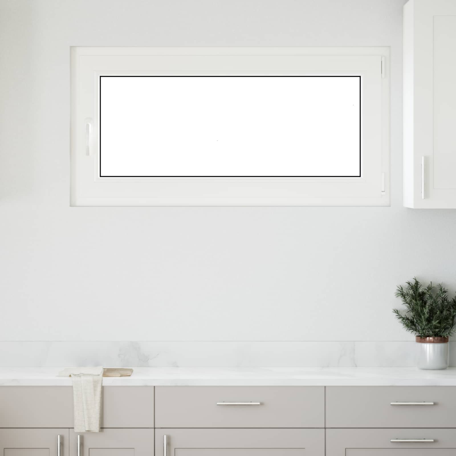 Finestra per Soffitta RISOR 120 x 60 cm PVC e Vetro Bianco