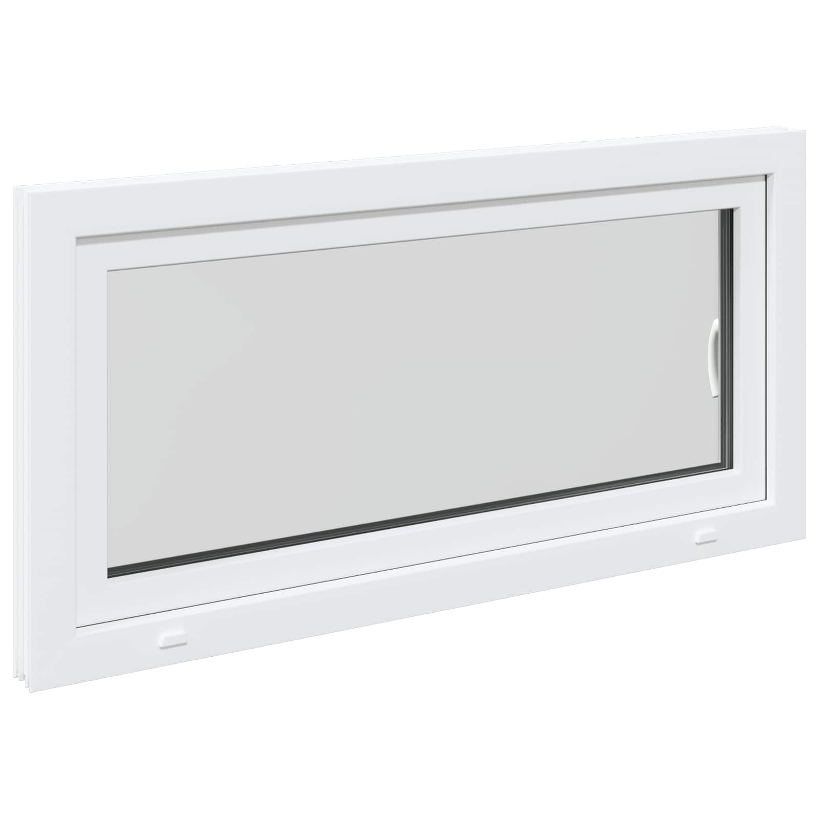 Finestra per Soffitta RISOR 120 x 60 cm PVC e Vetro Bianco